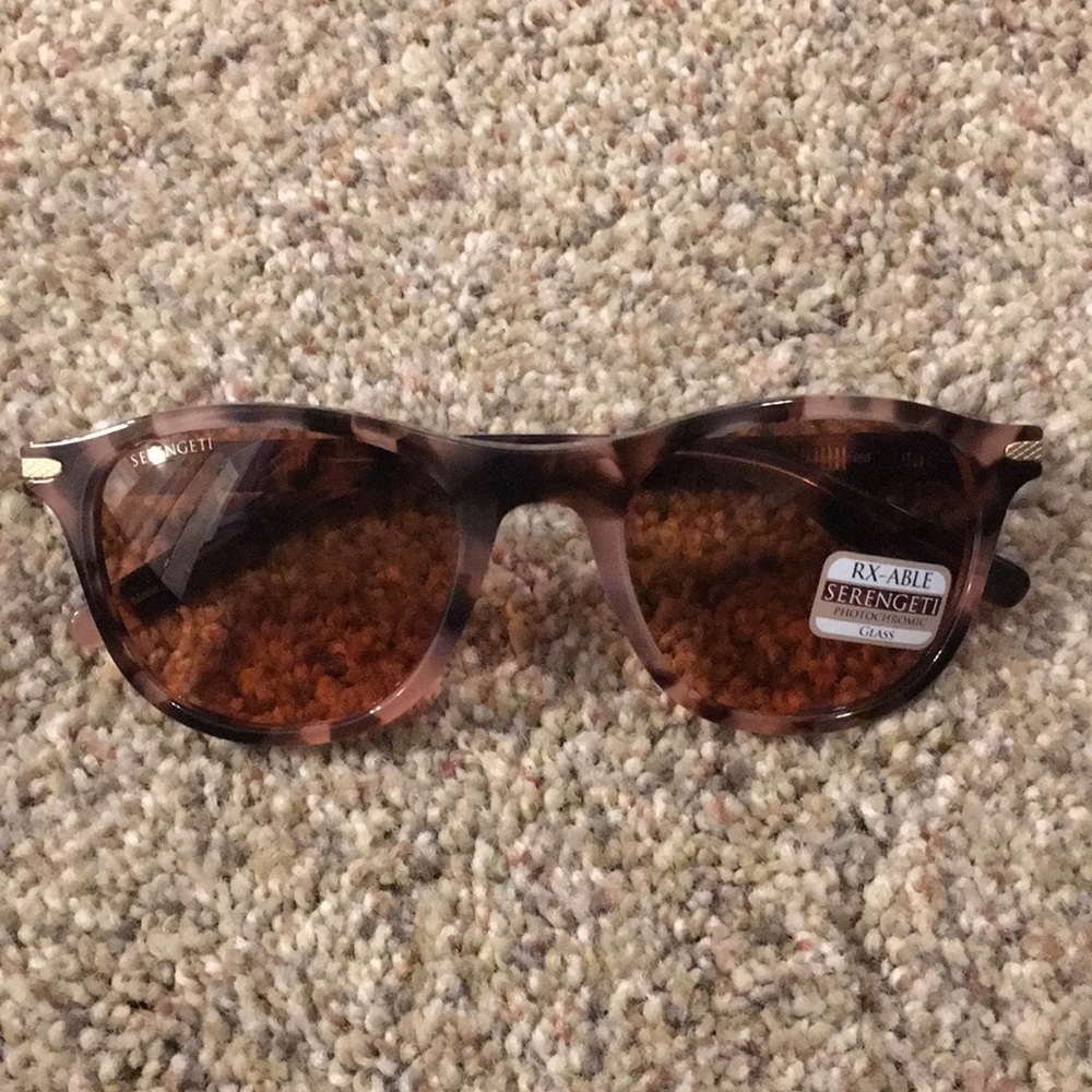 Serengeti Andrea Pink Tortoise Sunglasses